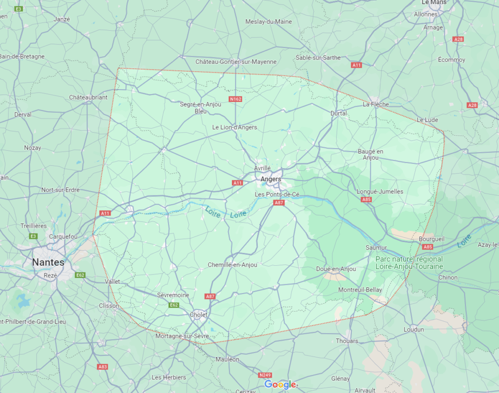 Zone d'intervention Matelas Discount